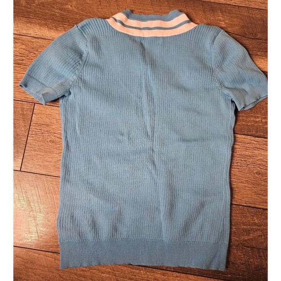 L-RL Lauren Active Ralph Lauren Knit Women’s Sweater Size Medium V-neck Golf - Picture 6 of 7